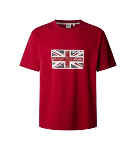 PEPE JEANS UNION TEE red Férfi póló