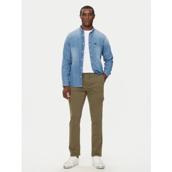 PEPE JEANS GYMDIGO CARGO PANT military green Férfi nadrág