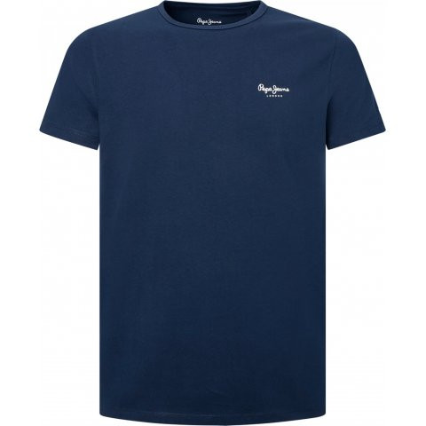 PEPE JEANS ORIGINAL BASIC 3N blue Férfi póló