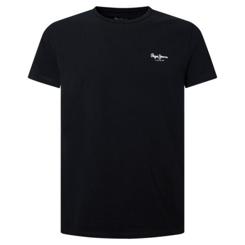 PEPE JEANS ORIGINAL BASIC 3N black Férfi póló