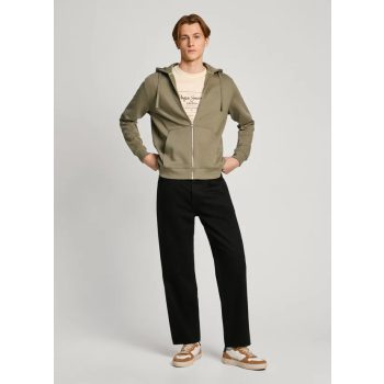 PEPE JEANS NEW JOE ZIP green Férfi pulóver