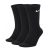 NIKE PERFORMANCE LIGHTWEIGHT CREW zokni 3p/cs fekete