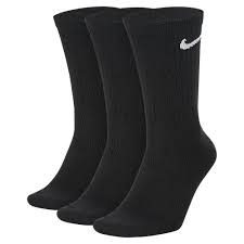 NIKE EVERYDAY CUSHIONED TRAINING CREW zokni fekete 3 pár