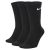 NIKE EVERYDAY CUSHIONED TRAINING CREW zokni fekete 3 pár