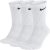 NIKE EVERYDAY CUSHIONED TRAINING CREW zokni fehér 3 pár