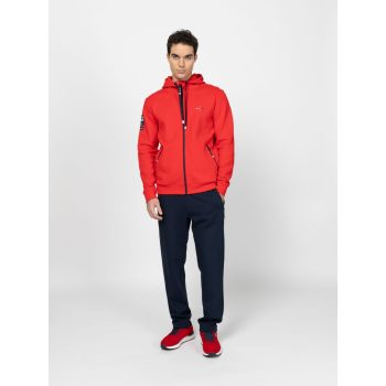 HEAVY TOOLS SELVO RED férfi kapucnis felső