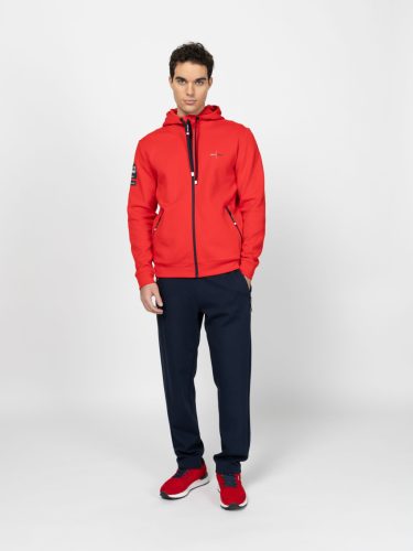 HEAVY TOOLS SELVO RED férfi kapucnis felső