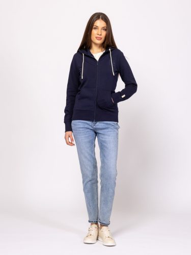 HEAVY TOOLS SOLIDA navy Női cipzáros pulóver