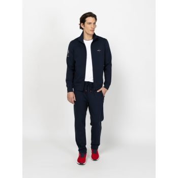 HEAVY TOOLS TELMES navy Férfi cipzáros pulóver