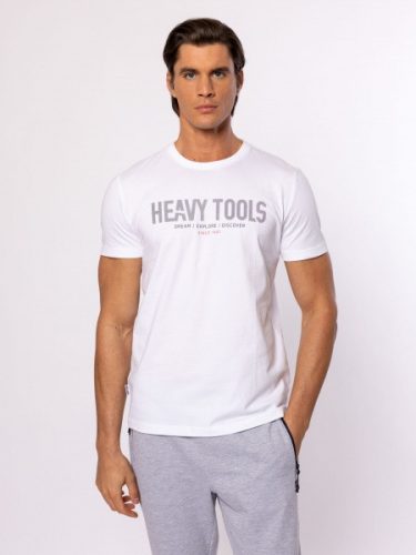 HEAVY TOOLS MAKOR white Férfi póló