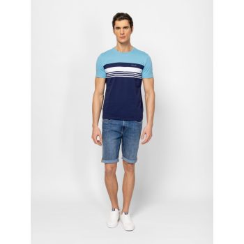 HEAVY TOOLS MAZUR aqua Férfi póló