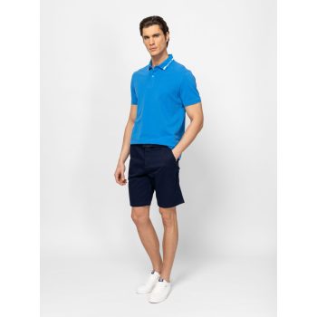 HEAVY TOOLS DIMORA midblue Férfi galléros póló