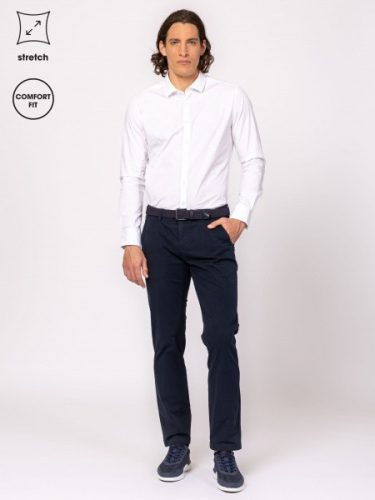 HEAVY TOOLS FIGURE navy Férfi vászon nadrág