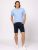 HEAVY TOOLS WARMANS25 navy Férfi vászon short
