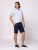 HEAVY TOOLS WILFRED navy Férfi vászon short