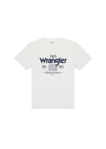WRANGLER AMERICANA TEE worn white Férfi póló