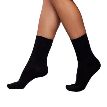 J.PRESS női bokazoknizokni fekete masnis